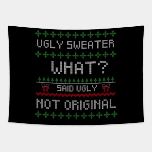 Ugly Unoriginal sweater Tapestry