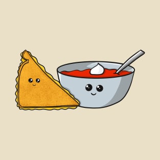 Tomato soup and grilled cheese besties T-Shirt