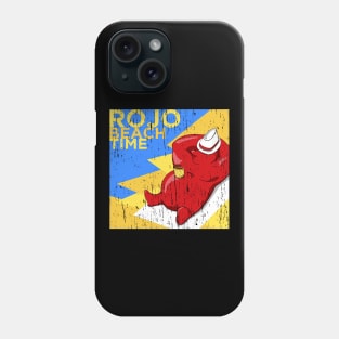 rojo beach time Phone Case