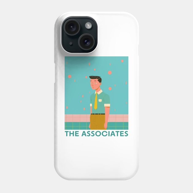 The Associates -- Original Fan Artwork Phone Case by unknown_pleasures