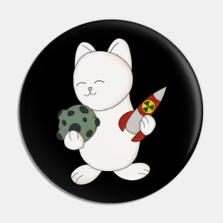 Cat Nukes Moon Pin