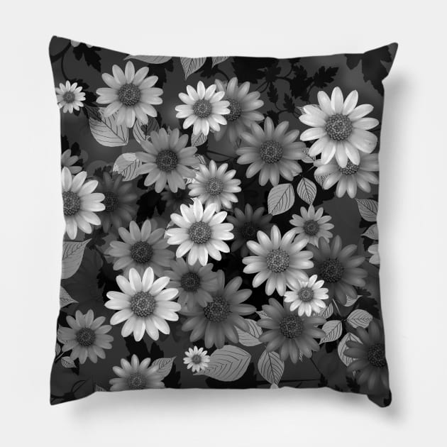 Floral Design 16 Pillow by B&K