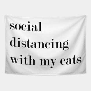 Social Distancing With My Cats. Tapestry