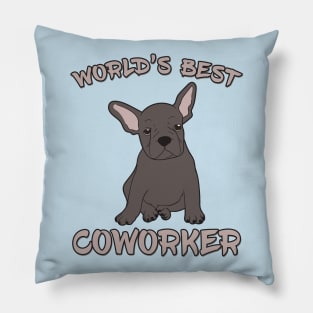 French Bulldog World's Best Coworker WFH Pillow