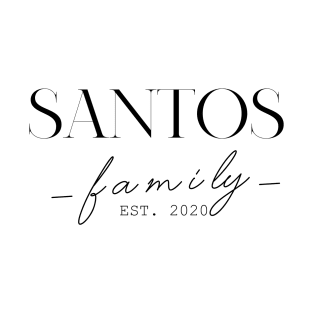 Santos Family EST. 2020, Surname, Santos T-Shirt