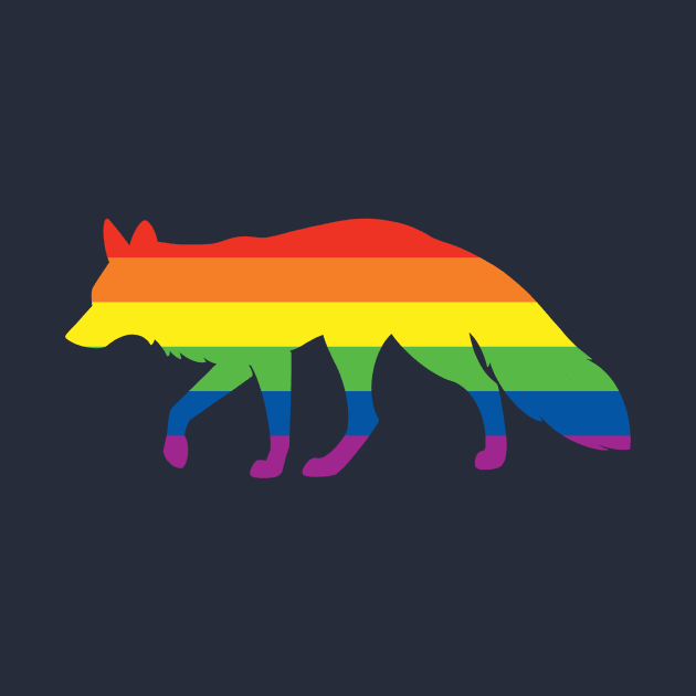 Pride Animals- Gay Fox by HeckHound