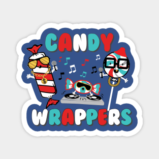 Candy Wrappers Magnet