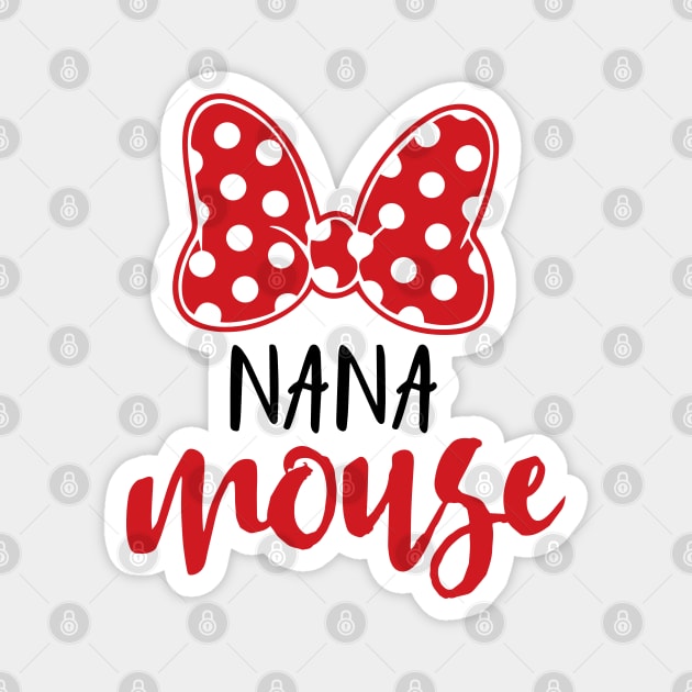 Nana Mouse Magnet by hawkadoodledoo