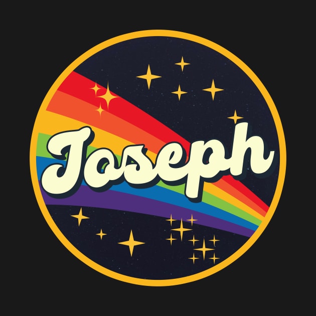 Joseph - // Rainbow In Space Vintage Style by LMW Art