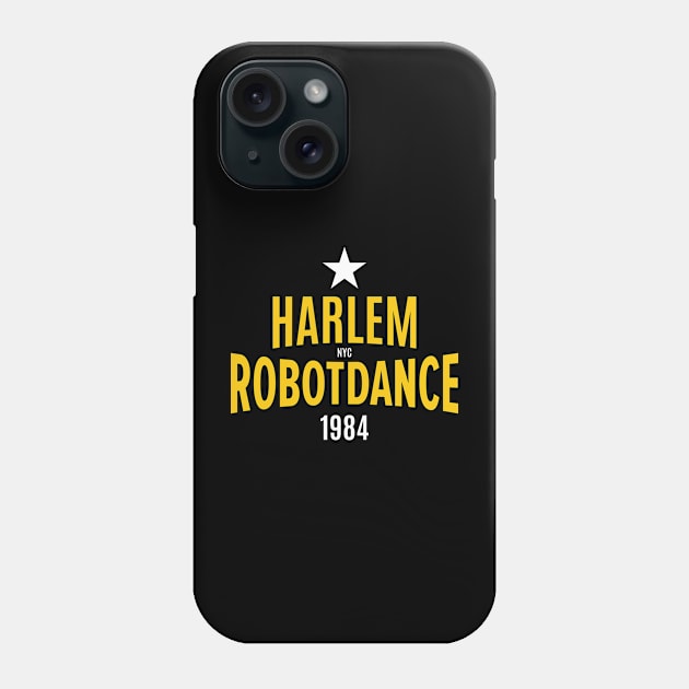 Harlem Robot Dance 1984: Unleash Your Inner B-Boy Phone Case by Boogosh