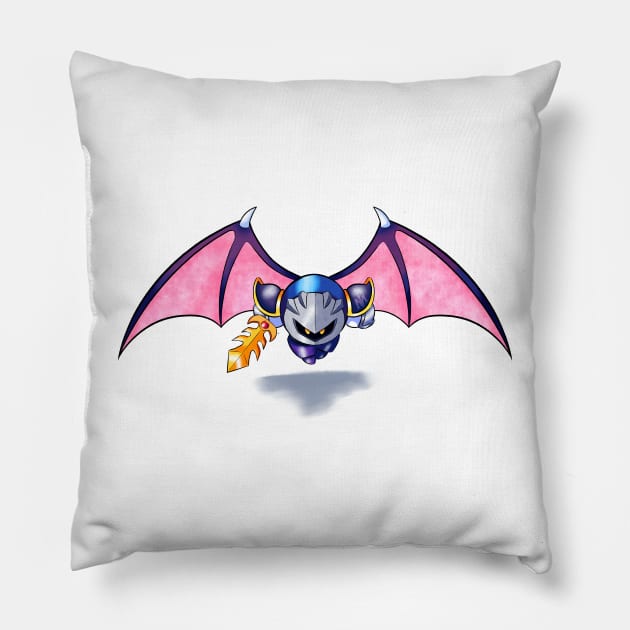 Meta-Knight with wings Pillow by 1upkid