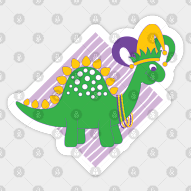 dinosaur mardi gras book