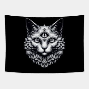 Third Eye Cat Tapestry