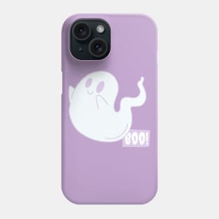 Halloween boooo cute ghost Phone Case