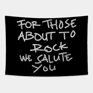 for those about to rock we salute you Tapestry