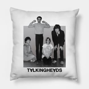 Vintage 80s Talking Heads Pillow