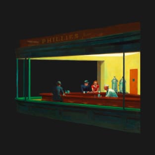 Nighthawks by Edward Hopper T-Shirt