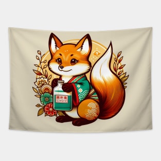 Chemistry fox Tapestry