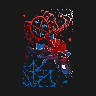 spider punk spiderpunk spiderman hobie brown T-Shirt