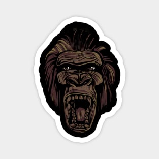 Gorilla face Magnet