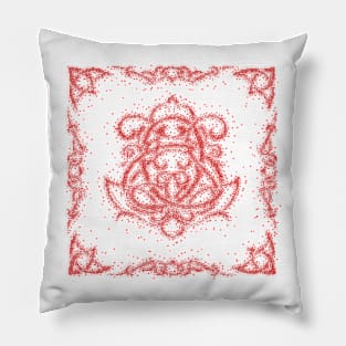 Decor Indail with Red Diamond Pillow