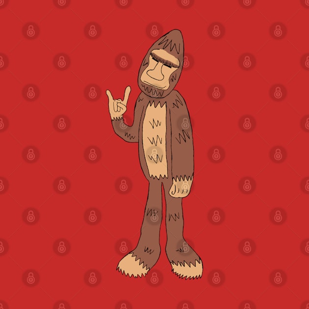 Rock on sasquatch by OzOddball