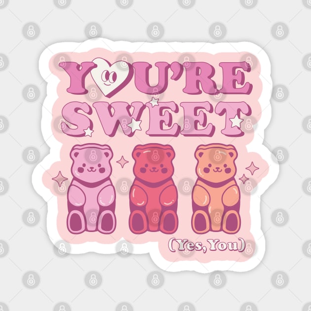 Cute Bears Sweet Valentines Day Magnet by Pop Cult Store