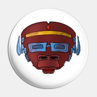 Cyborg Monkey Pin