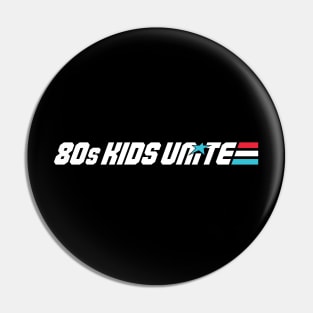 80s Kids Unite "G.I. Joe" Inspired Logo Pin