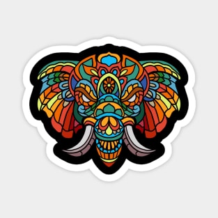 Multicolor Elephant Magnet