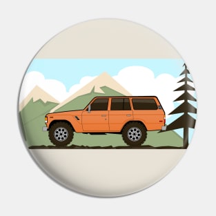 Fj60 Land Cruiser retro Pin