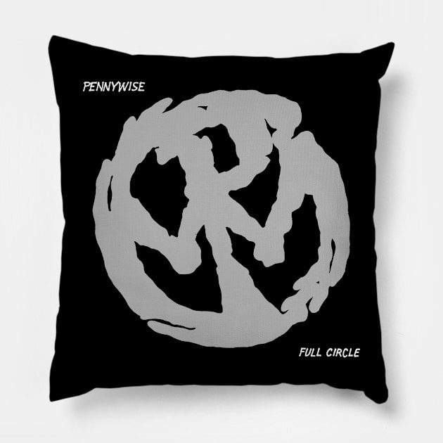 Penny Wise Full Circle Pillow by marosh artjze