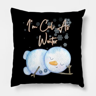 I'm Cool as Winter Pillow