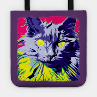 Nebelung Cat Pop Art - Cat Lover Gift Tote