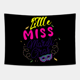 LITTLE MISS MARDI GRAS Tapestry