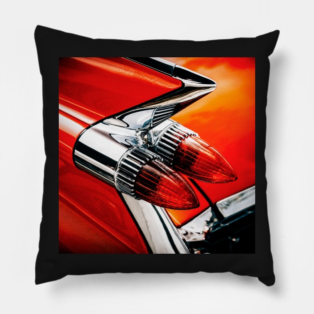 1959 Cadillac Pillow by JonHerrera