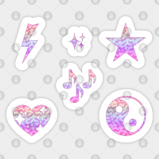 Y2K aesthetic star icon symbol sticker | Sticker