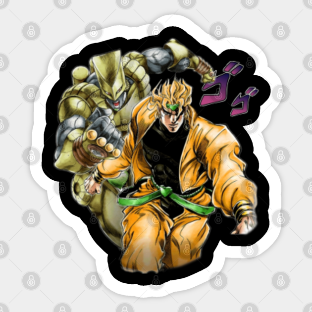 Dio The World Stand Jojo S Bizarre Adventure Anime Otaku Jojos Bizarre Adventure Sticker Teepublic