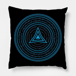 Triangle in a Circle Pillow