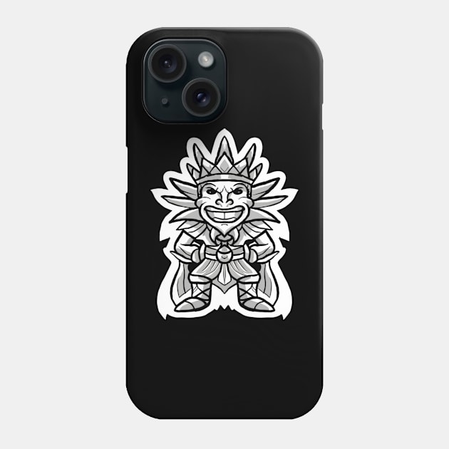 Cute Little Tribal Indian Chief Phone Case by joolsd1@gmail.com