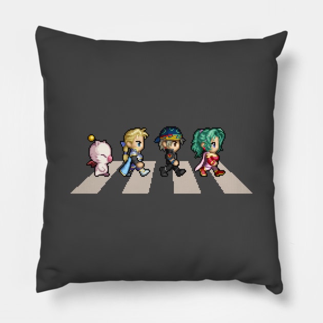 Final Fantasy 6 - Abbey Road Pillow by PixelKnight