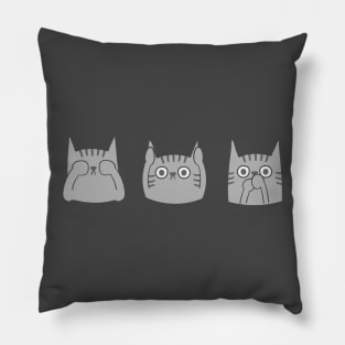 See no evil, Hear no evil, Speak no evil Pillow