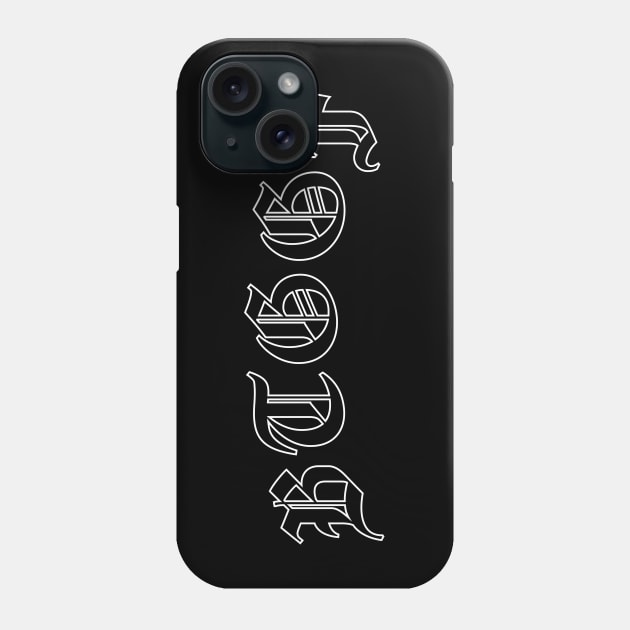 BTGGF - Big Tiddy Goth Girlfriend Phone Case by goodwordsco