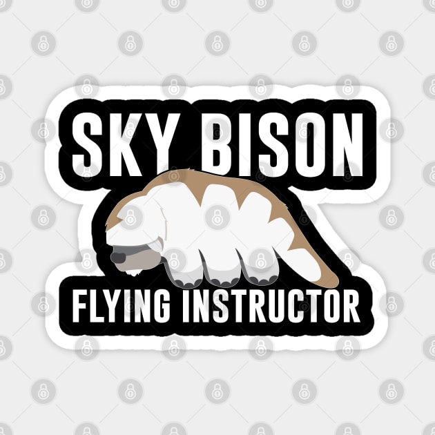 Sky Bison Flying Instructor Magnet by artsylab