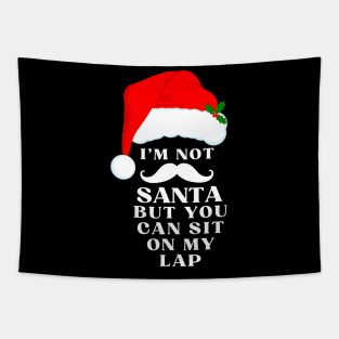 I'm not Santa, but you can sit on my lap Tapestry