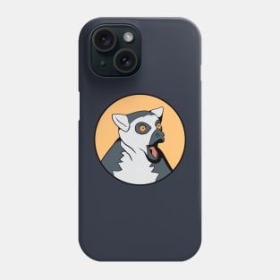 Excited Lemur - Funny Animal Design Phone Case