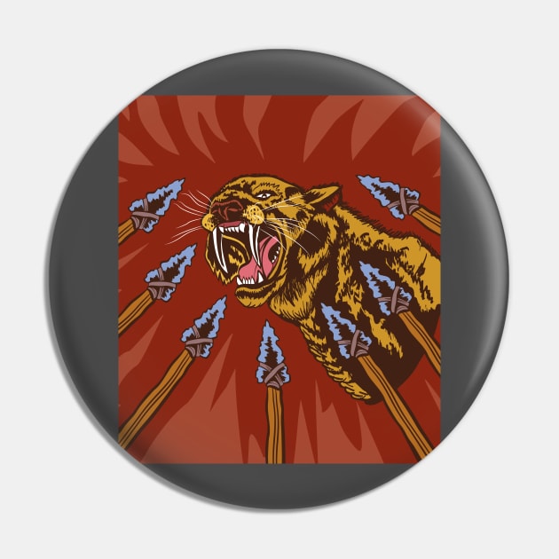 Sabertooth Pin by funny_fuse