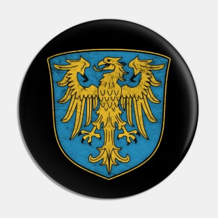 Vintage Distressed Style Poland/Polish Upper Silesian Voivodeship Pin