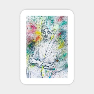 SWAMI VIVEKANANDA - watercolor portrait .2 Magnet