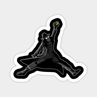 Noir Jordan v2 Magnet